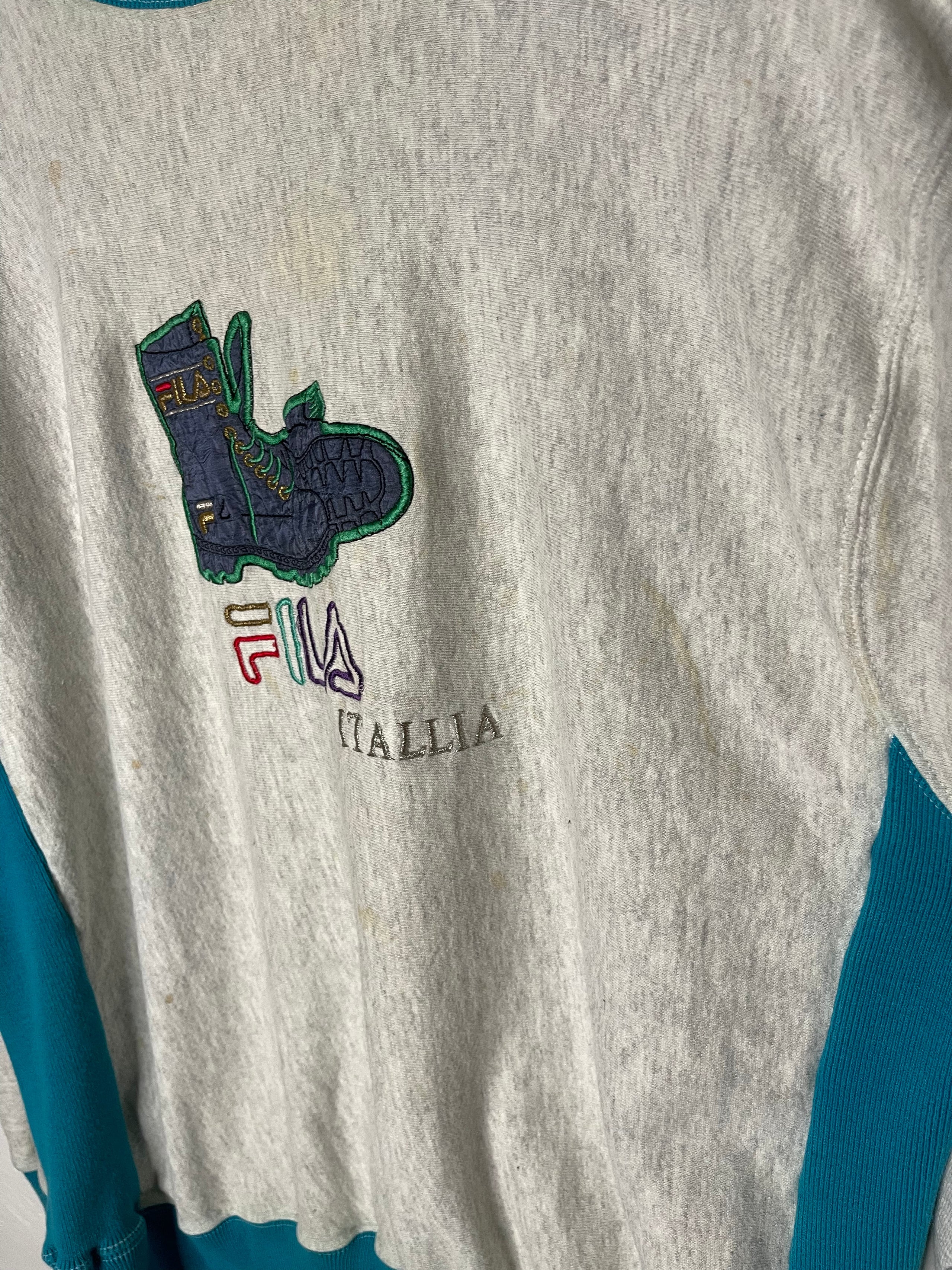 Vintage fila crewneck cheap